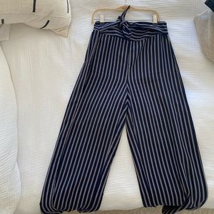 Aqua high waisted flare pants